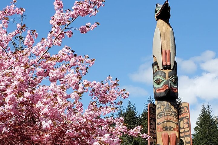 View some beautiful totem poles as we drive to other destinations in Ketchikan.